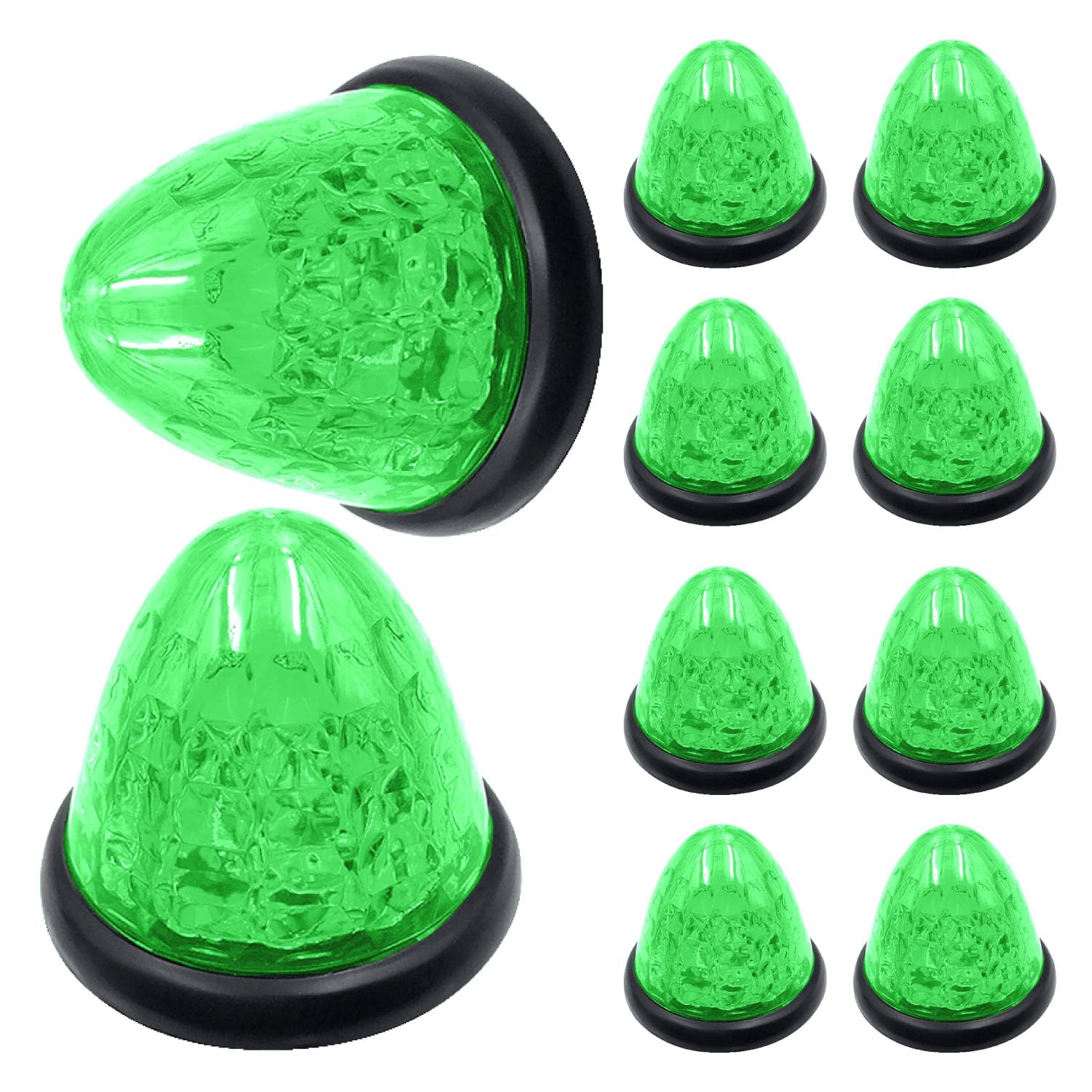 

Optimister Truck Truck Deco Truck Marker Grille 24V LED Side Truck Marker Set of Green Accessories, Marker, Lamp, Marker, Marker, Marker, Lamp, 10,