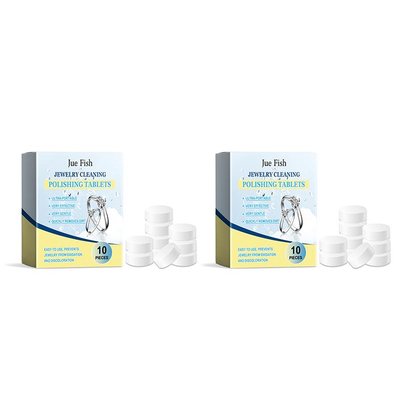 10pcs Jewelry Cleaning Tarnish Remover Retainer Cleaner Effervescent Tablets Denture Cleanser Diamond Ring Cleaner Dental