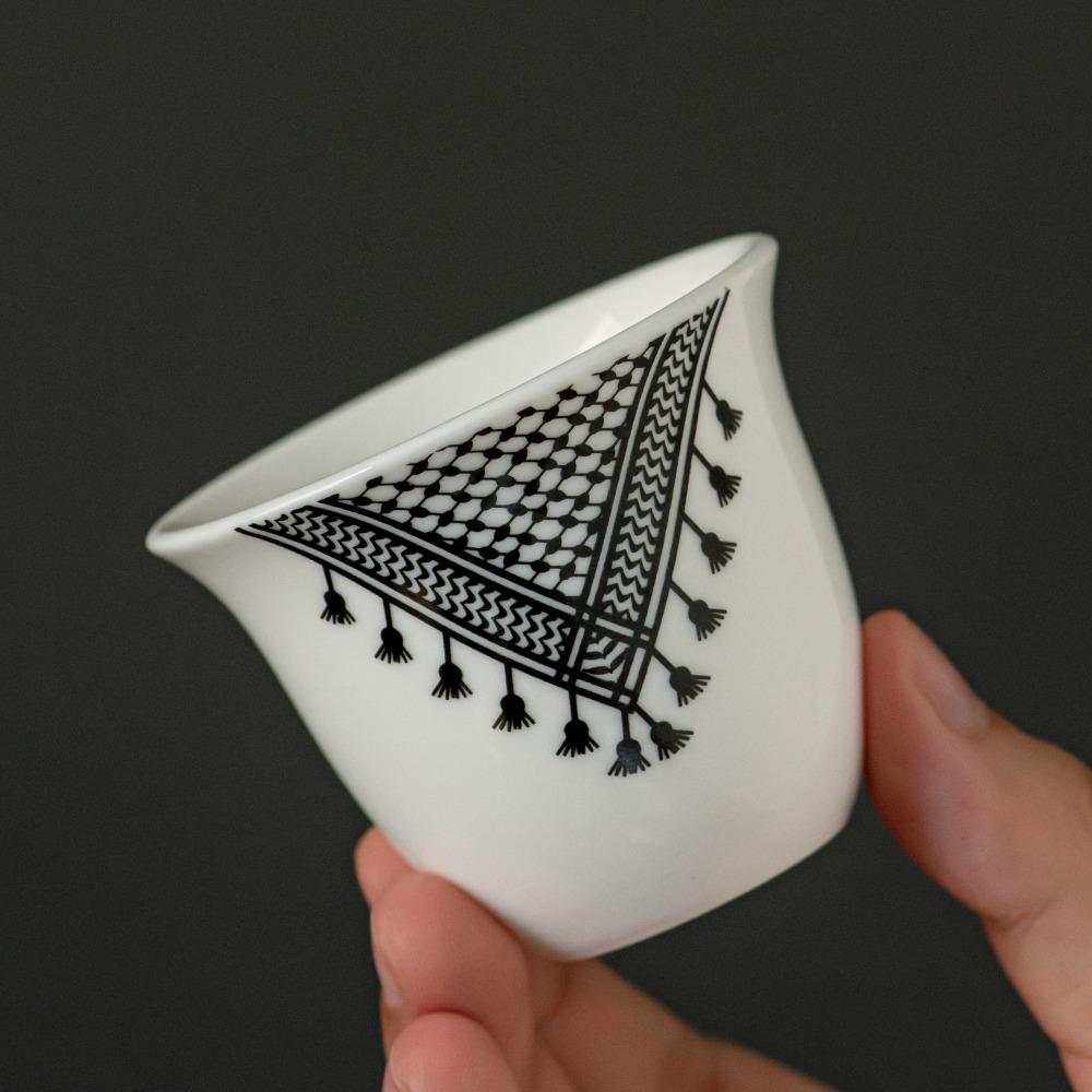 Set da 6 Tazzine da Caffè Espresso Vintage 70 ML Tazza da Tè Tazza da Caffè Turco Creativa Caffetteria