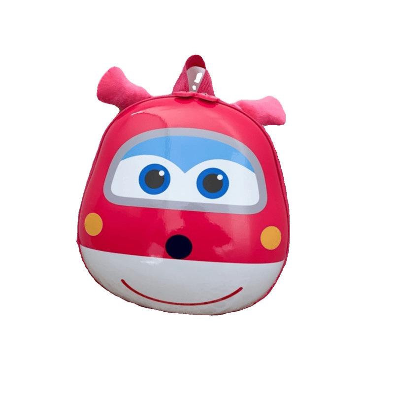 Super Wings Cartoon Animal Backpack for Kids - Cute Kindergarten Double Shoulder Bag for Boys & Girls