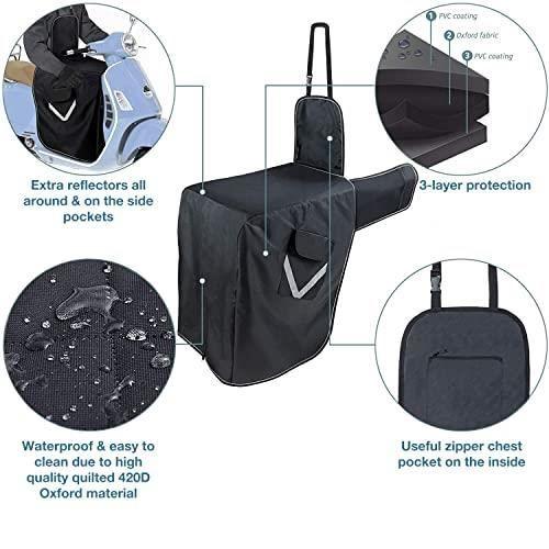 Tablier - SmartPeas - Protection Pluie - Taille Universelle - Noir