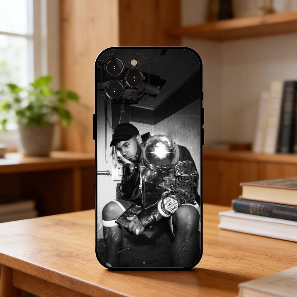 Rapper H-Hades 66 Phone Case For iPhone17 16 15 14 13 12 11 Pro Max Plus,5G Soft Black Case