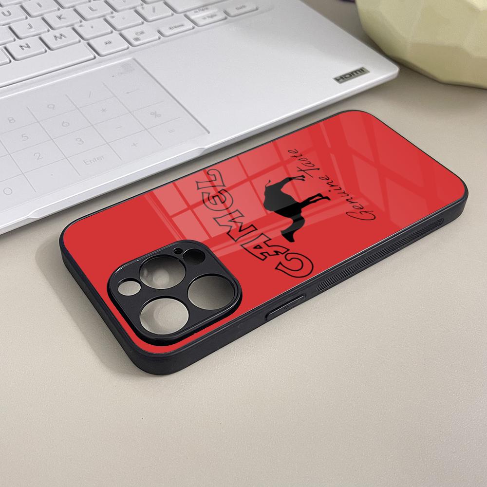 Cartoon Desert Camel Phone Case Tempered Glass For IPhone 16 13 14 17 12 15 11 Pro Max Plus Mini XR SE2020 Coque