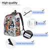 Fashion Naruto anime comic Backpack  Mochilas Kawaii Office Work Large Capacity Rucksack