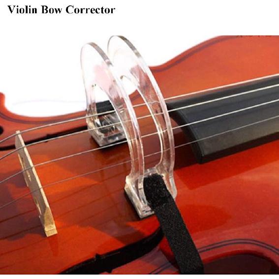 Tbest Violin Bow Collimator,Violin Bow Straighten Collimator Tool Violin Corrector Guide Tool Collimator for 1/8-1/4 1/2-4/4 Violin Practice Training
