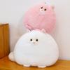 Cute Chubby Cat Dolls Plush Toys Cloth Dolls Throw Pillows Long-tailed Cat Dolls Birthday Gifts for Kid Boys and Girls