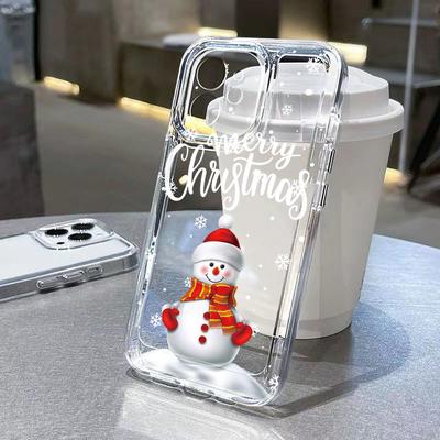 Christmas Phone Case for iPhone 11 13 XR 15 Pro Max 12 16 Pro Max for iPhone 14 7 8 Plus XS Max Samsung A15 A55 A05 Redmi 12 13C 13 Huawei Mate 30 40