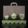 Chaxun Dehua Glazed Kung Fu Tea Set - 14-Piece Gift Box