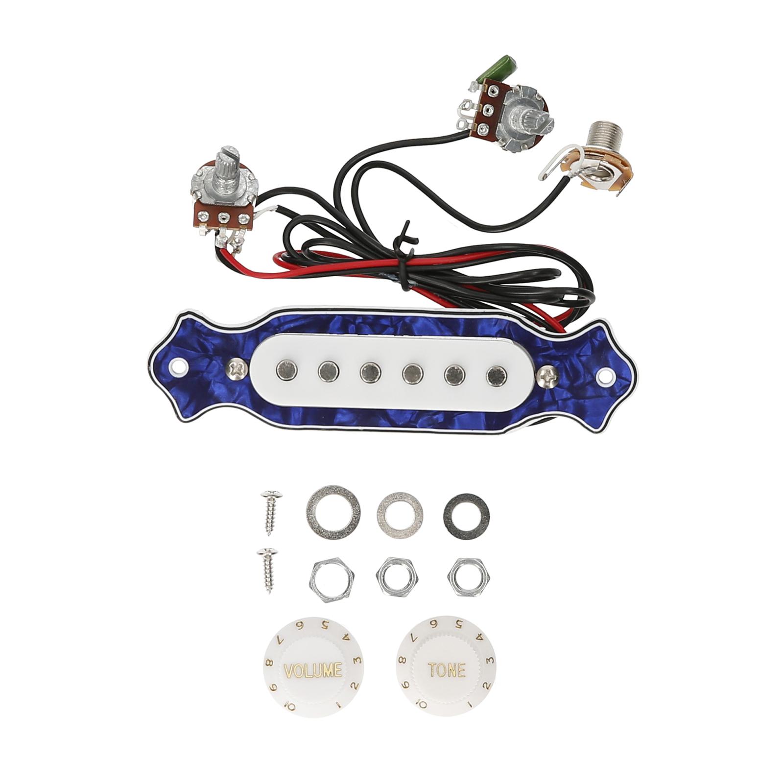 Звукосниматель для электрогитары Готовый к установке комплект звукоснимателей для гитары — фото 6