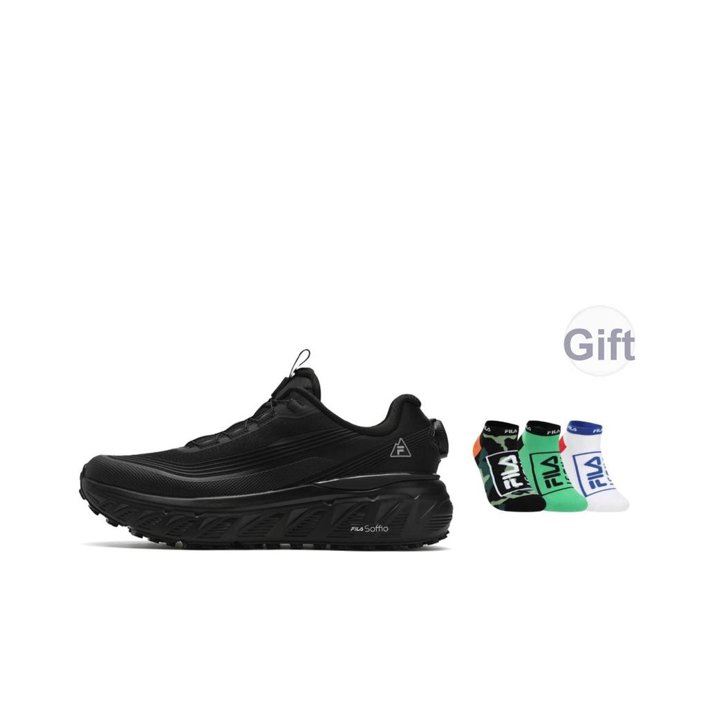 Fila Boa Explorer 1+ Modă Confortabil Versatil Respirabil Pantofi de Alergare cu Top Jos Bărbați sneaker Negru A12M511217FBB