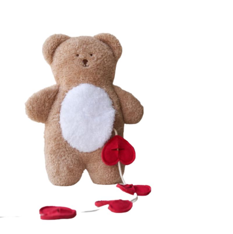 

New Ins Korean Pocket Love Tibetan Food Bear Pet Sleeping Plush Toy Stuffed