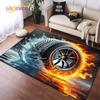 Truck Car Tire Carpet For Living Room Bedroom Coffee Table Area Rugs Kids Kitchen Door Unslip Floor Mats Alfombra Birthday Gift