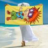 Rugrats In Paris Fashion Beach Towel: Ideal for Summer Adventures Soft, Absorbent and Quick Drying Suitable for Swimming and Bathing