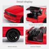 1:36 M3 Sports Car Model Toy Alloy Body Rubber Tires Miniature Cars Doors Opened Pull Back Vehicles Models Interactive Toys