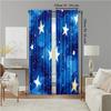 2 Stück vielseitige transparente Polyester-Vorhänge für die Heimdekoration Sternennacht für den Einsatz in Schlafzimmern und Wohnzimmern
