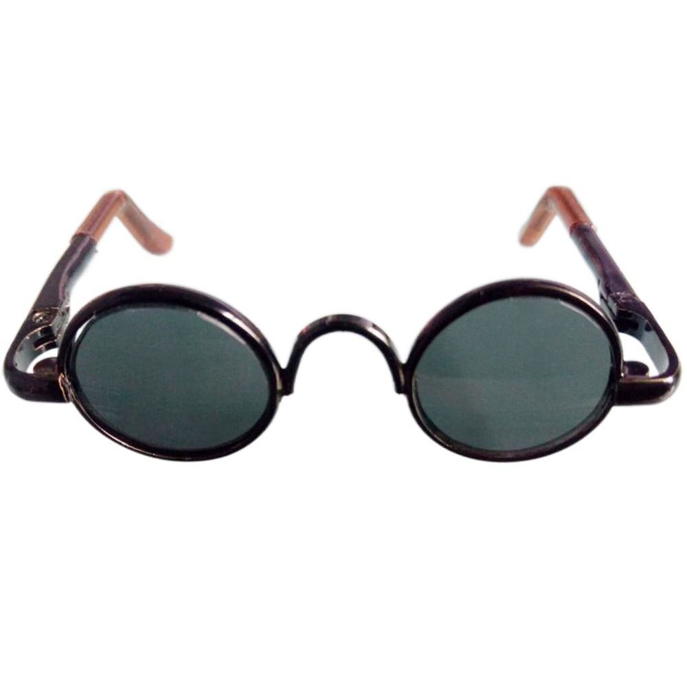 Mini Plush Doll Accessories Glasses Clothes For 10cm Dolls Plush Doll Eyeglasses Cute Round Frame