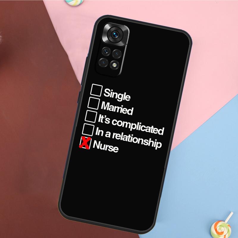 I'm A Nurse Quotes Cover For Xiaomi Redmi Note 13 Pro 14 12 11 9 10 9S 10S 11S 12S Redmi 10C 12C 13C 14C Case
