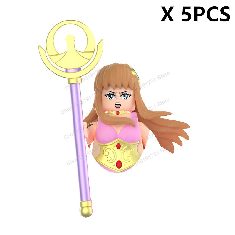 NEW Saint Seiya Athena building blocks dolls Model Bricks Anime Cartoon Action Figures Puzzle Toy Ornament Birthday Gifts