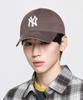 Emelbi Ace Unstructured Ball Cap Ny (Brown)