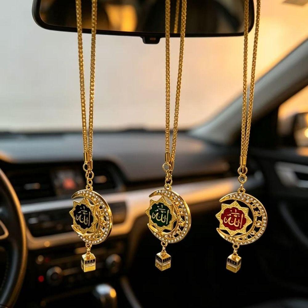 Exquisite Islamic Car Hanging Ornament Fashion Car Hanging Ornaments Vehicle Interior Halloween