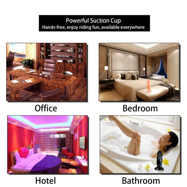 Small Teddy Sucker Simulation Fake Mini Penis Front and Rear Court Anal Plug for Women