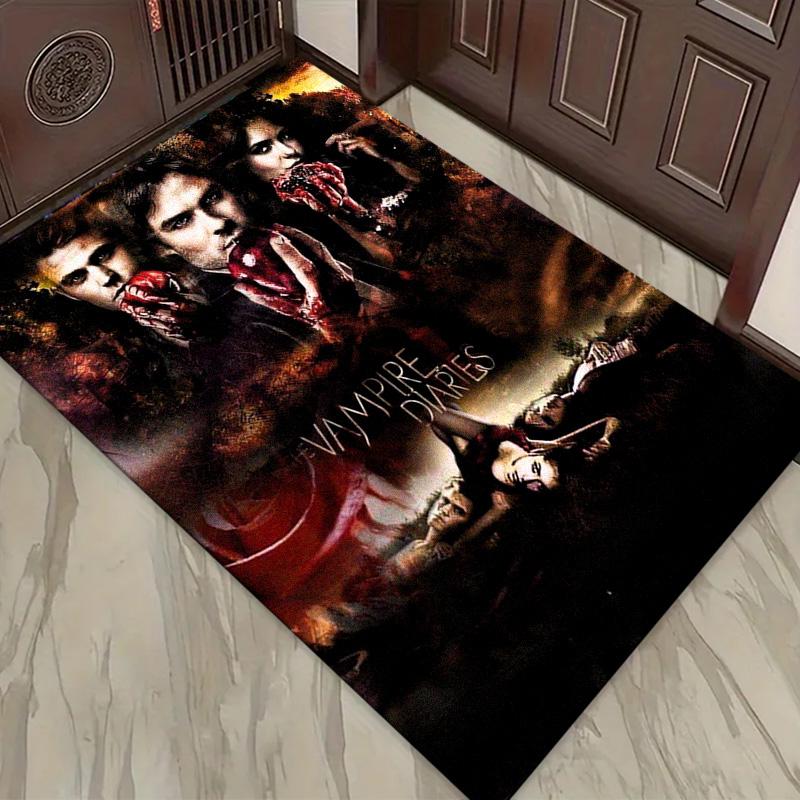 Vampire Diaries Carpet Rug for Living Room Bedroom Home Sofa Decoration,Kids play Non-slip Floor Mat