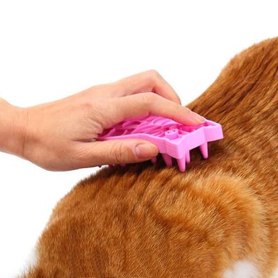 Hundebürste zum Entfernen von Kurzhaar, Katzenmassage, Fellpflege, Massagebürste, Baden von Haustieren, Waschkamm, Reinigung, Haustierpflegewerkzeug