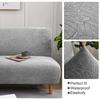 Waterproof Jacquard Sofa Cover Stretch Folding Sofa Bed Cover Without Armrests For Living Room