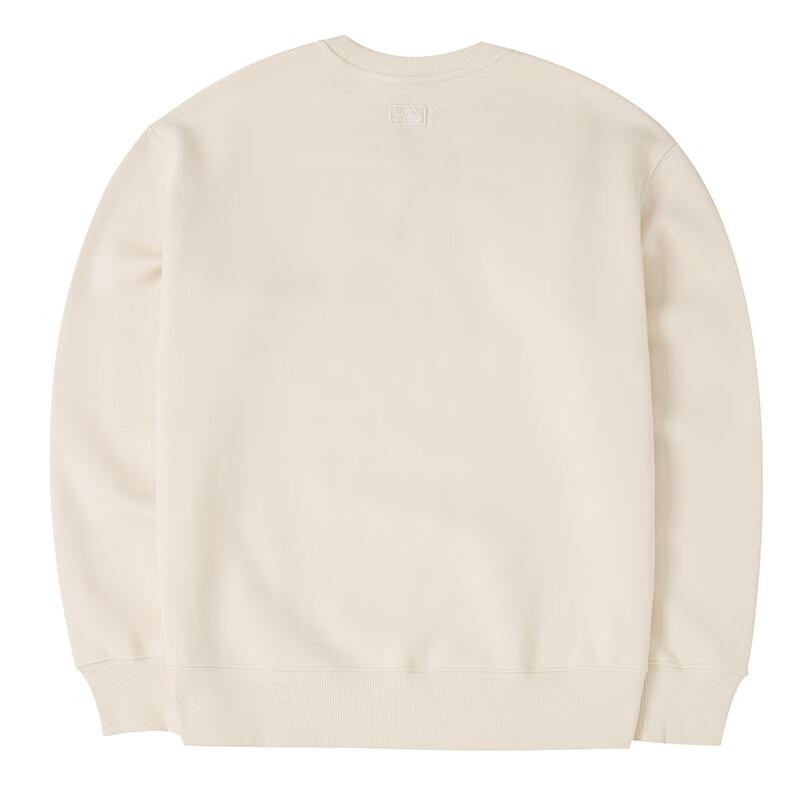 New MLB Sweatshirts Unisex Ecru 3AMTE0246-43CRD