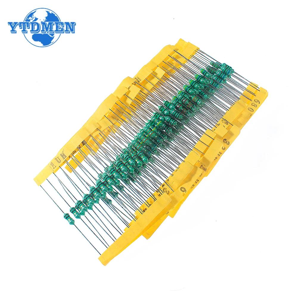 200PCS 0410 Inductor Assorted Kit 1uH-4.7MH 0.5W Color Ring Inductance 1UH 2.2UH 4.7UH 6.8UH 47UH 220UH 1MH 20 Values Inductors