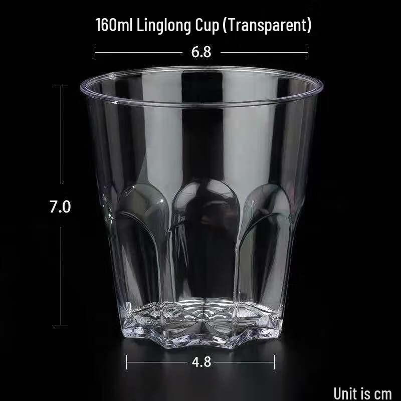 Shixun Hard Transparent Plastic Aviation Cups