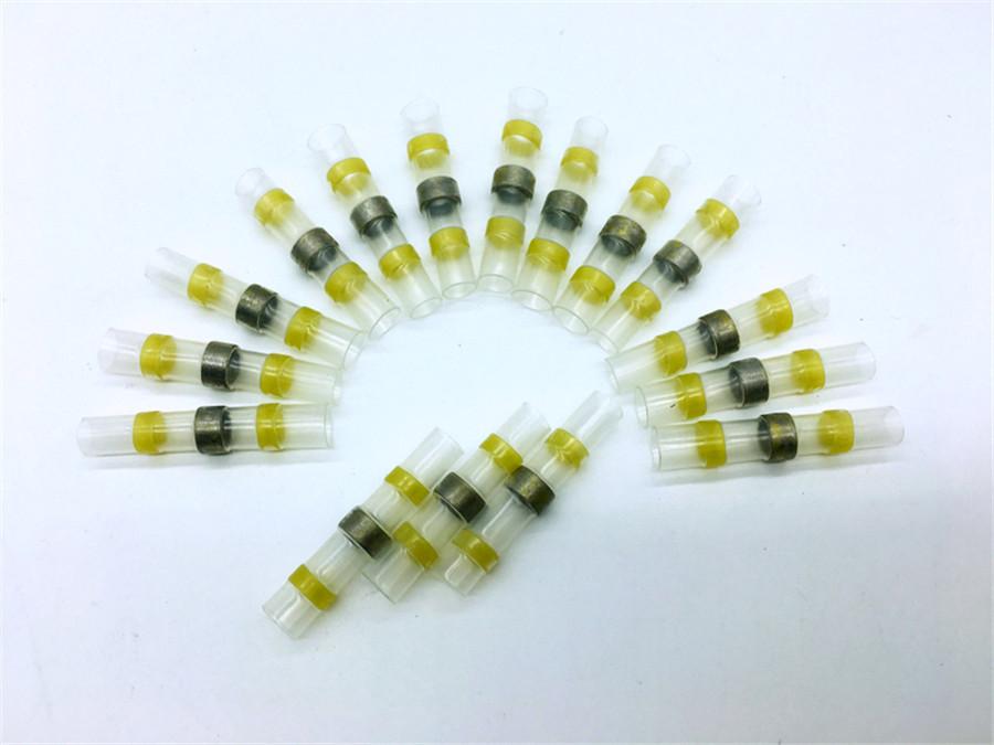 102Pcs Heat Shrink Butt Crimp Terminal Waterproof Seal Electrical Butt Connector