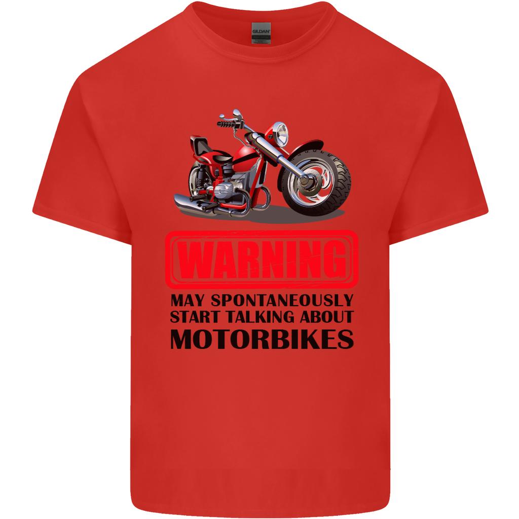 Start Talking About Motorbikes Motorcycle Unisexs Light Cotton TShirt