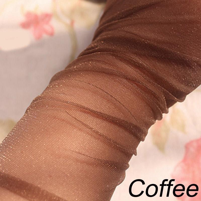 Nové letní Nylonové dámské punčochy Pearl Glitter Velvet Sexy hedvábné punčochy pro ženy UV Defen