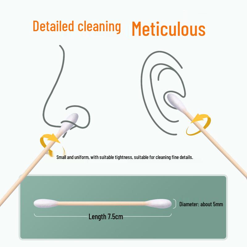 Chahua Double-Headed Bamboo Cotton Swabs