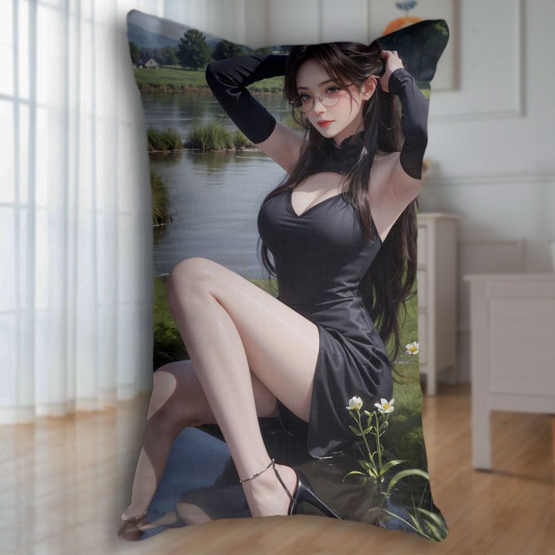 Anime Student Dormitory Room Bedroom Sleeping Pillow Sofa Decorative Cushion