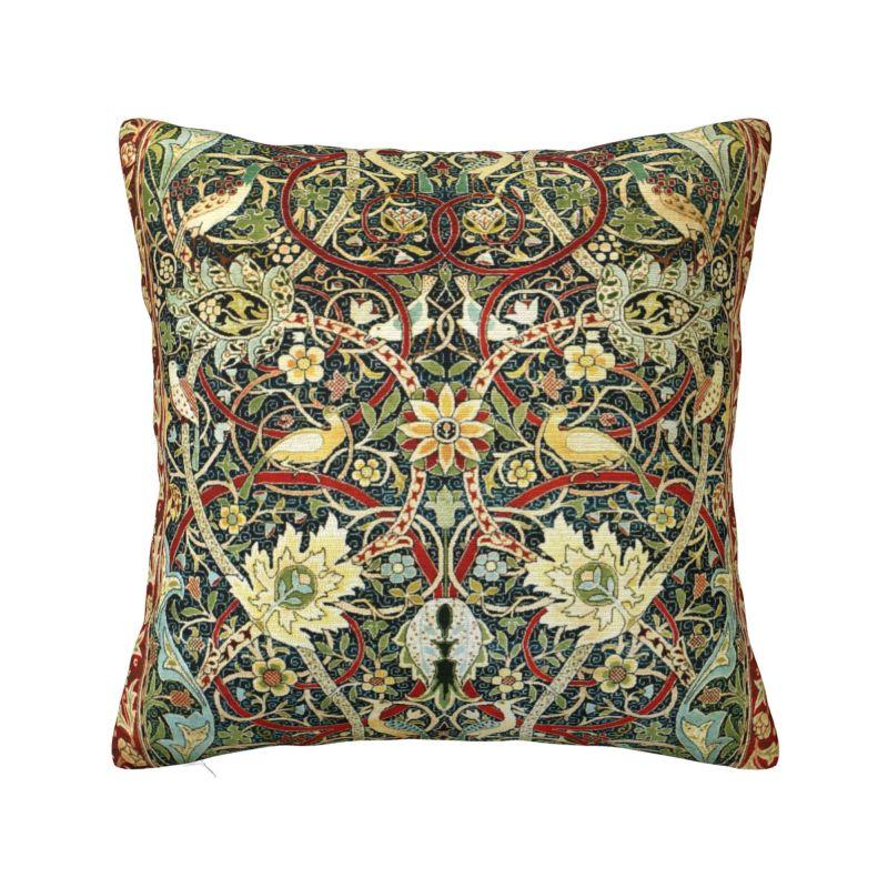 Vintage Floral Pattern By William Morris Cushion Cover Velvet Modern Throw Pillow Home Decoration