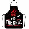 Nosleeve Waterproof Apron For Kitchen And Grilling With Colorful Abstract Design