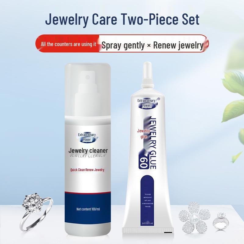 Jadeklister: Klar, spårlös lim för ringar, smycken, pärlor, örhängen, bärnsten och vax.