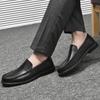 Breathable Genuine Leather Men Shoes Summer Slip On Loafers Men Casual Leather Shoes  Flats Hot Sale Driving Shoes