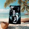 Personalized Customized Proof Beach Towel with Wednesday Addams Pattern - Soft, Absorbent,quick-drying,perfect Swimming,camping&bathing