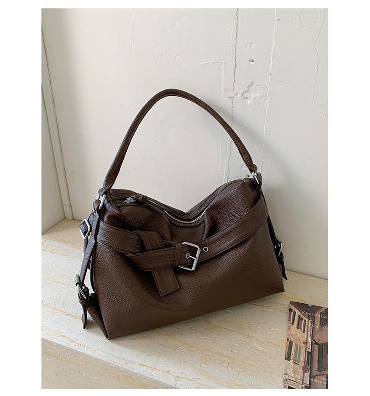 Large capacity shoulder bag women's 2025 new design sense niche tote bag high sense fashion messenger bag