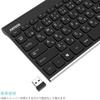 Arteck 2.4G Wireless Keyboard, Japanese Layout, Wireless Stainless Steel, Lightweight, Full-Size Keyboard for Computers, Desktops, PCs, Laptops,
