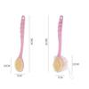 Long Handle Rubbing Back Bath Brush Flower Ball For Adult Soft Hair Dual Purpose