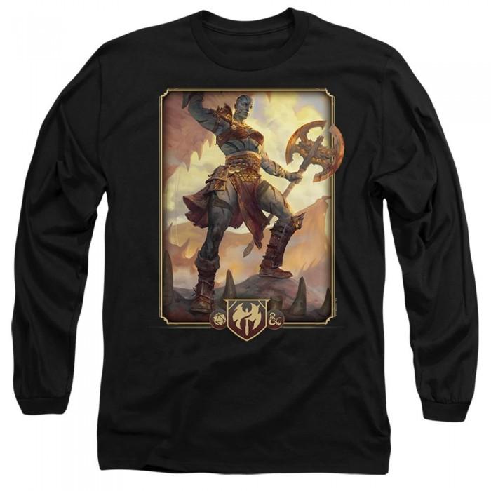 Dungeons & Dragons Unisex Adult 2024 Barbarian Key Art Long-Sleeved T-Shirt