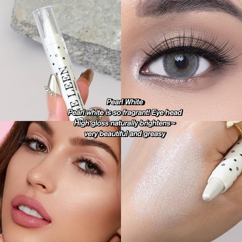 

MUGELEEN Тени для век и хайлайтер в стике: Шиммер и матовый для внутренних уголков и хайлайтов под глазами