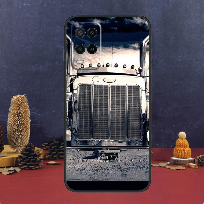 Cool Heavy Truck Car Case For Oppo A94 A74 A54 A15 A17 A57 A6 A5 Pro A16 A76 A96 A40 A60 A80 A18 A38 A58 A78 A98
