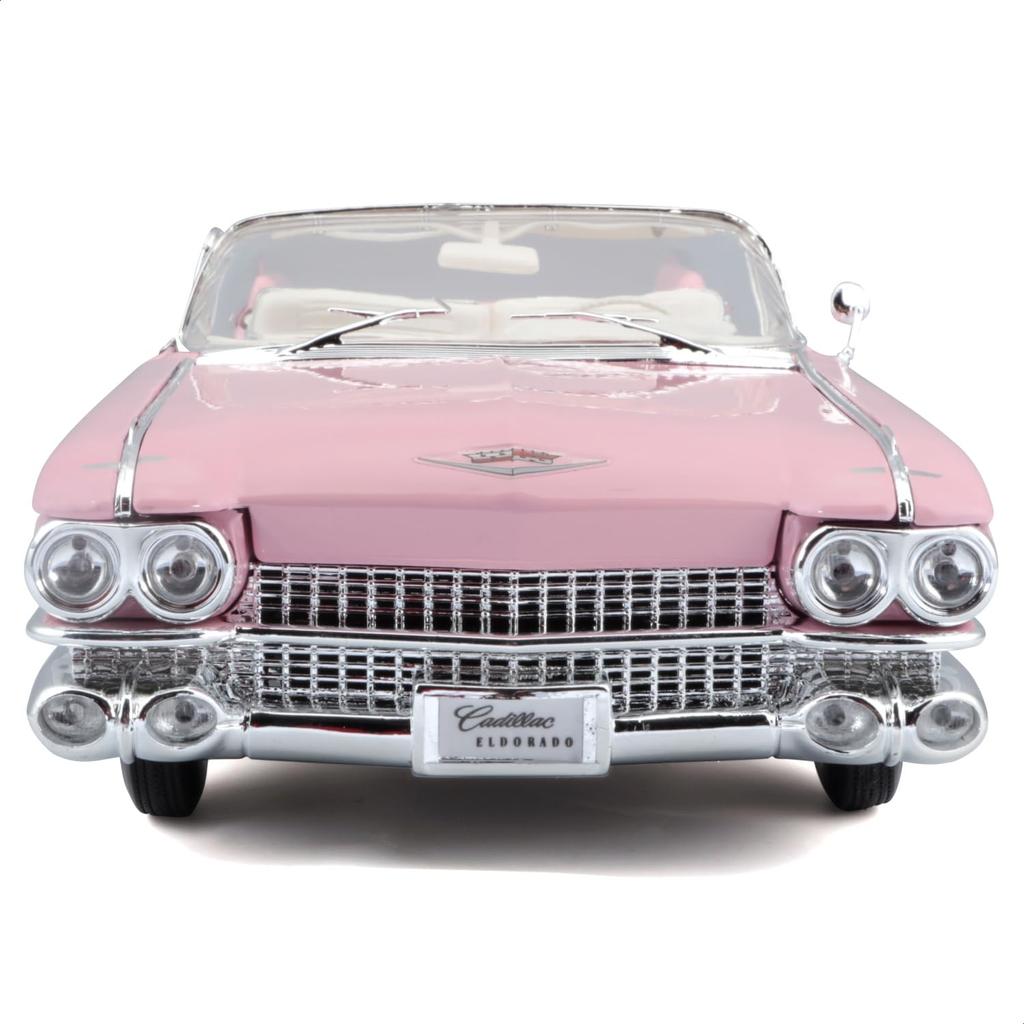 Maisto 1/18 Scale Cadillac Eldorado Biarritz 1959 Pink / Diecast Model Car, Finished Model, 36813 PK
