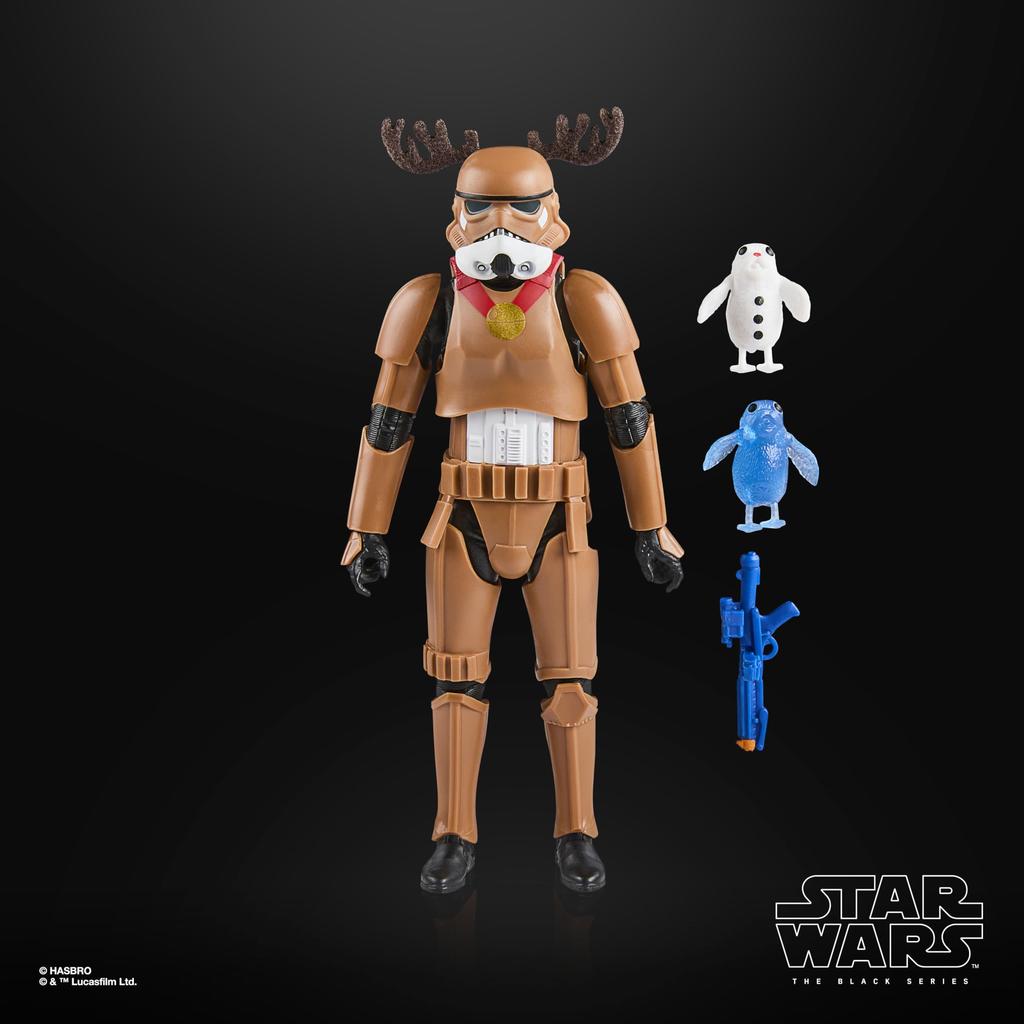 Hasbro Star Wars Black Series Stormtrooper (Holiday Edition), Star Wars Premium Collectible 15cm Action Figure G1398, Authentic