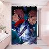 Satoru Gojo Jujutsu Kaisen 1pc Pattern Shower Curtain Plus Hooks Waterproof Machine Washable Polyester Fabric Abstract